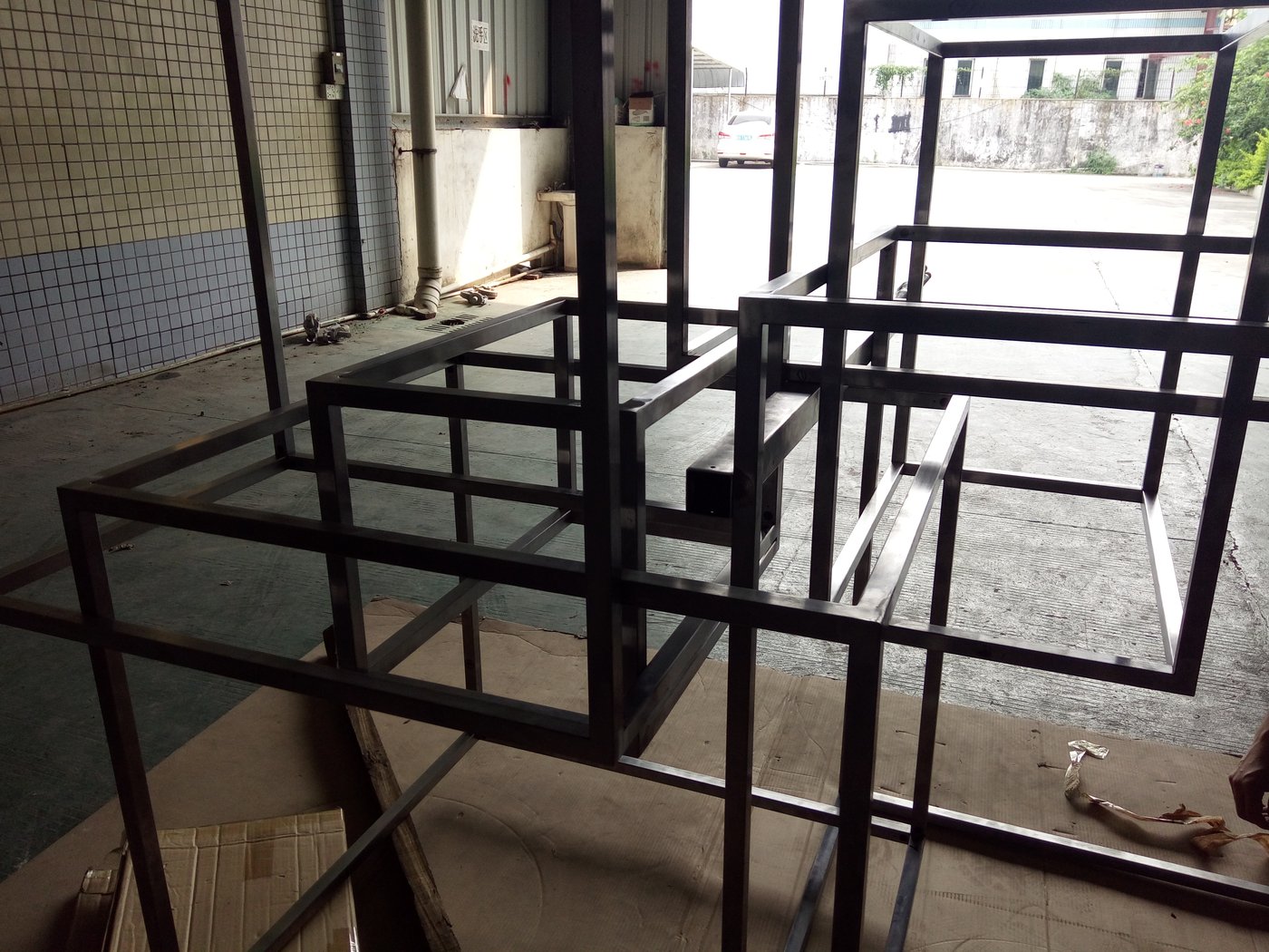 Cut and formed chandelier frame blanks