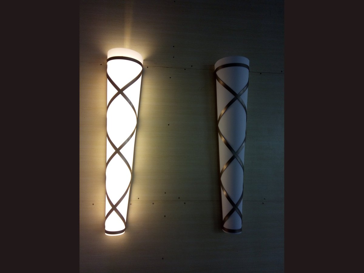 Laser-cut chandelier parts fresh from the machine